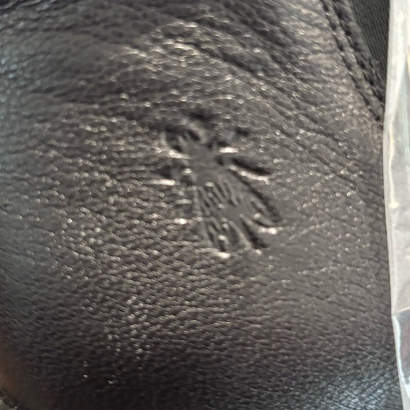 FLY LONDON Sz 41 Yip Boots Wedge Zip Up Ruched Ankle Booties Black - Picture 14 of 14